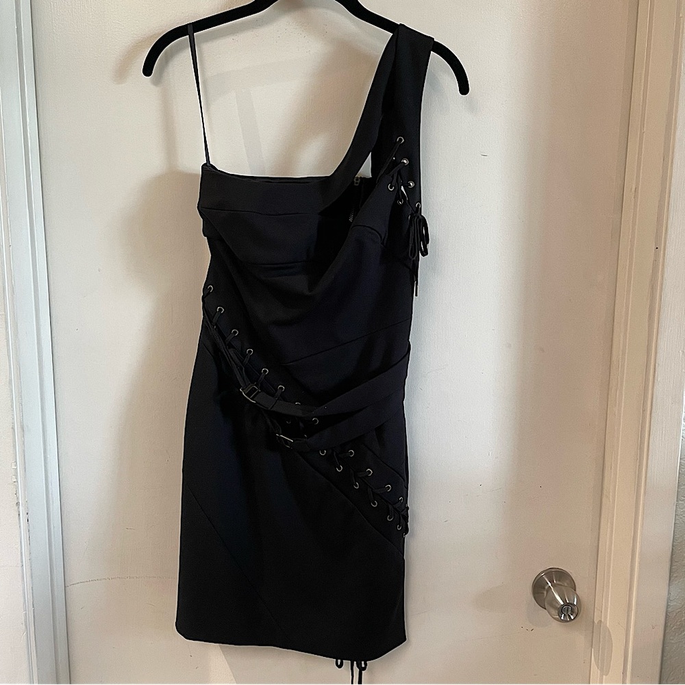 SOLD L.A.M.B. Asymmetrical GW2092 dress